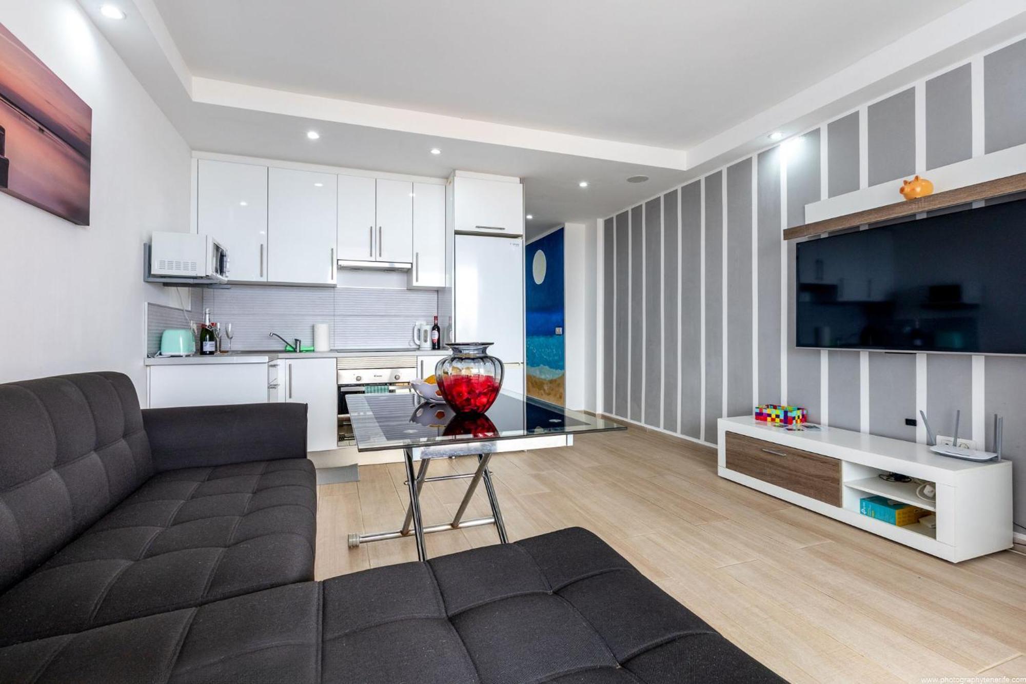 Ocean View Apartment With Large Terrace And Netflix Smart Tv Costa Adeje ภายนอก รูปภาพ